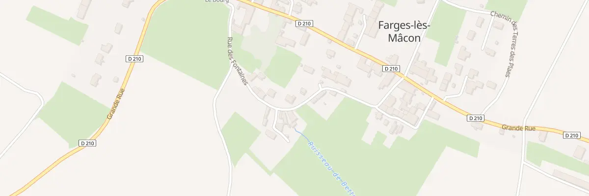 Plan du 14 Rue des Fontaines à Farges-lès-Mâcon