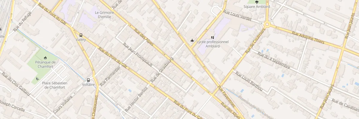 Plan du 81 Rue des Alpes à Valence