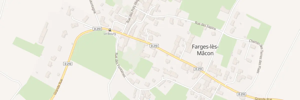 Plan du 21 Rue Grande Rue à Farges-lès-Mâcon