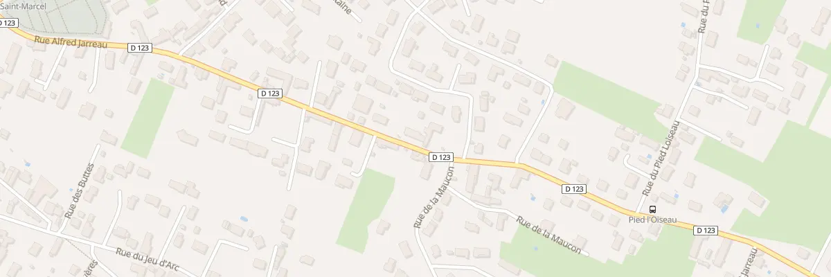 Plan du 15 Rue Alfred Jarreau à Saint-Marcel