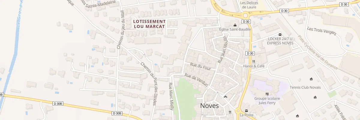 Plan du 3 Rue Paul Auran à Noves