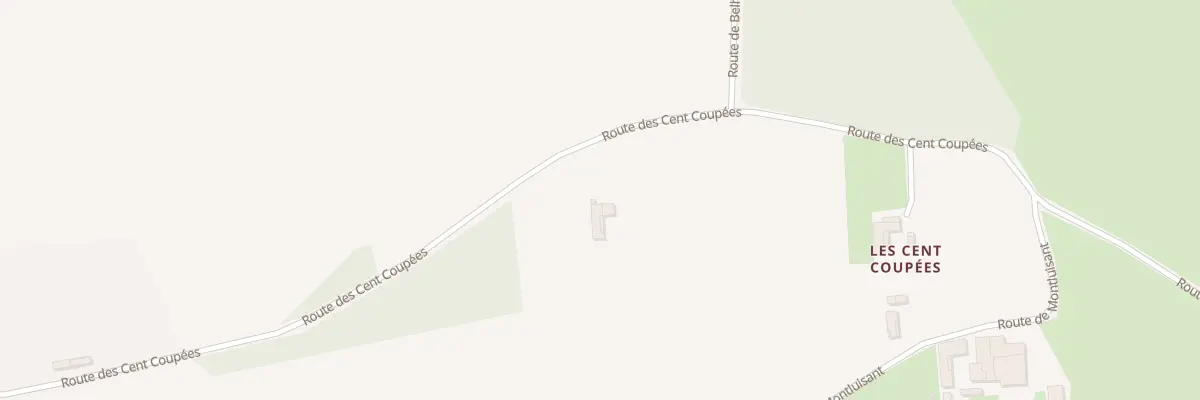 Plan du 5086 Les Cent Coupees à Illiat