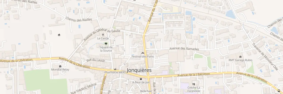 Plan du 11 Av du Onze Novembre à Jonquières