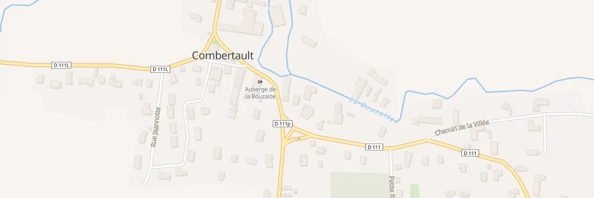 Plan du 7 Rue de la Bouzaize à Combertault