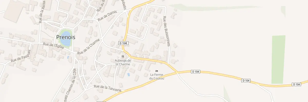 Plan du 21 Rue de la Charme à Prenois