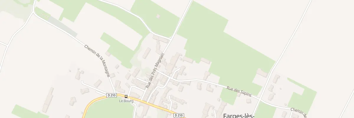 Plan du 3 Crs Bonin à Farges-lès-Mâcon