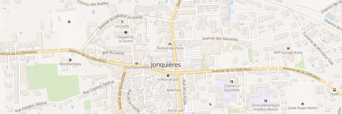 Plan du 1 Av du Onze Novembre à Jonquières