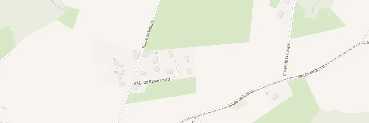 Plan du 5006 All de Beauregard à Serpaize