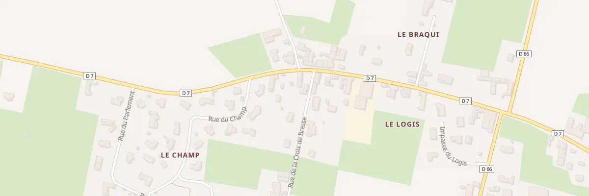 Plan du 5146 Rue de la Croix de Bresse à Dompierre-sur-Chalaronne