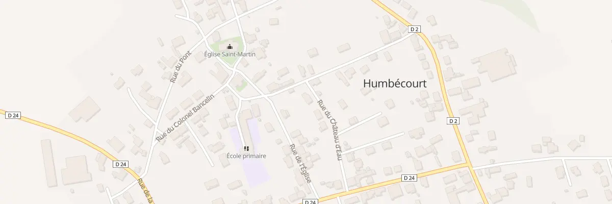 Plan du 2 Rue du Château d’Eau à Humbécourt
