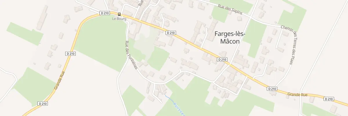 Plan du 12 Rue des Fontaines à Farges-lès-Mâcon