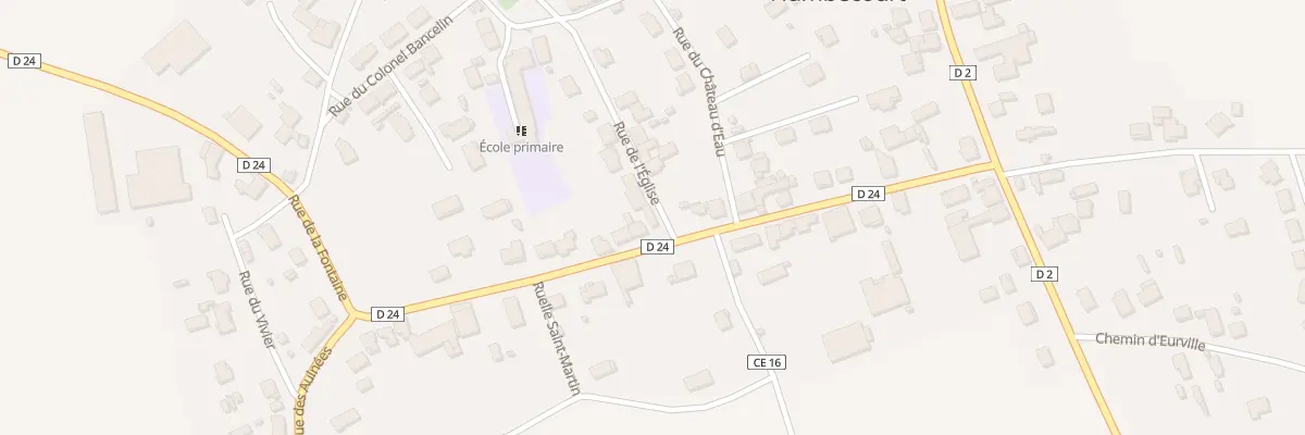Plan du 22 Rue de l’Eglise à Humbécourt