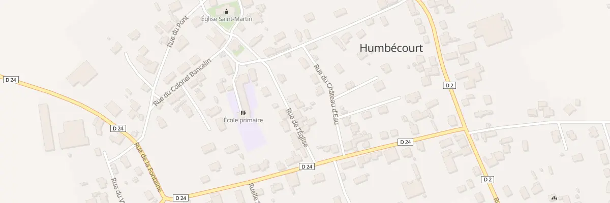 Plan du 17 Rue de l’Eglise à Humbécourt