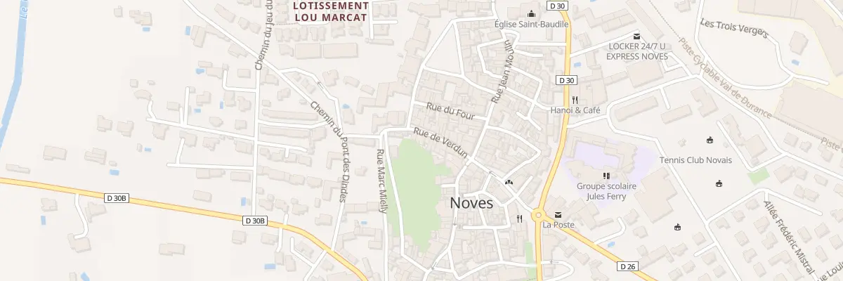Plan du 5059 Rue de Verdun à Noves