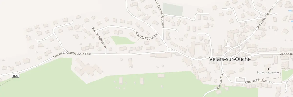 Plan du 4 Rue de la Combe de Fain à Velars-sur-Ouche