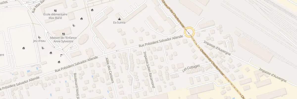 Plan du 88 Rue Pdt Salvador Allende à Vénissieux