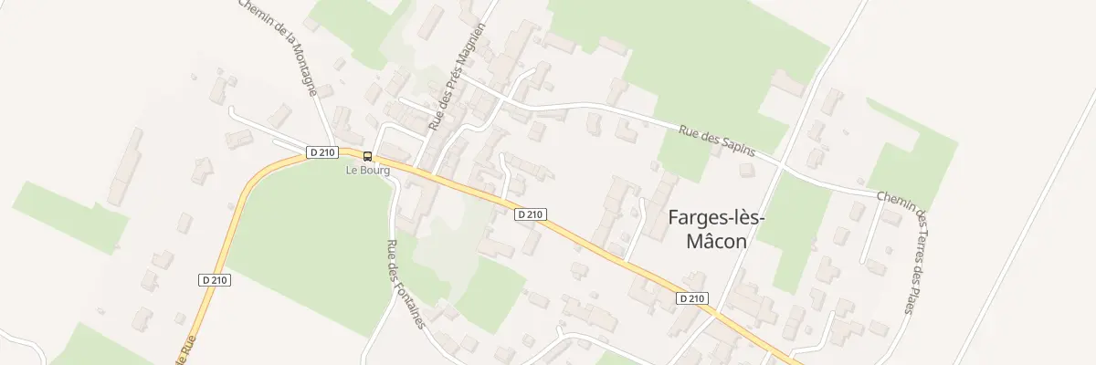 Plan du 14 Rue Grande Rue à Farges-lès-Mâcon