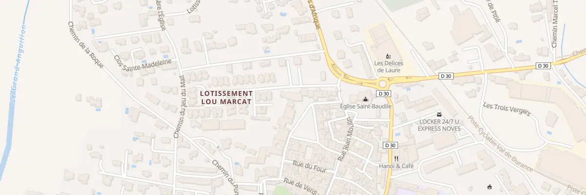 Plan du 18 Pl Lagnel à Noves