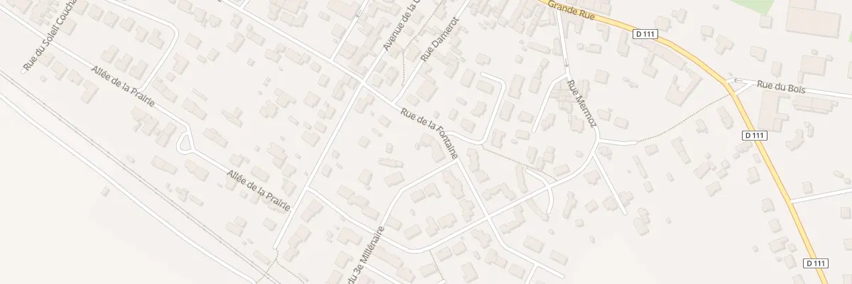 Plan du 6 Rue de la Fontaine à Villiers-en-Lieu