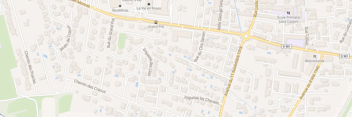 Plan du 17 Rue des Aubepines à Morières-lès-Avignon