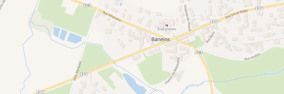 Plan du 548 Rue Donat Bollet à Baneins