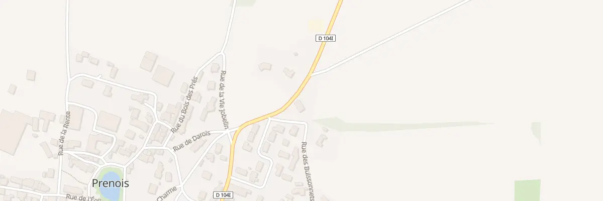 Plan du 2 Rue En Cheupoiche à Prenois