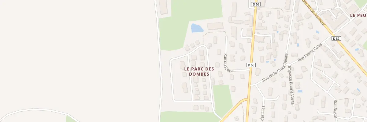 Plan du 23 Lot le Parc des Dombes à Ambérieux-en-Dombes