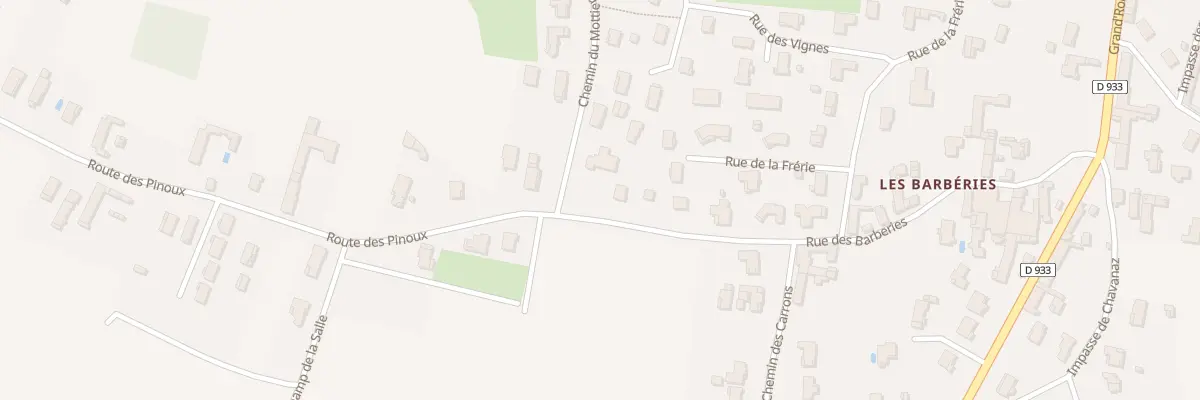 Plan du 120 Rte des Pinoux à Manziat