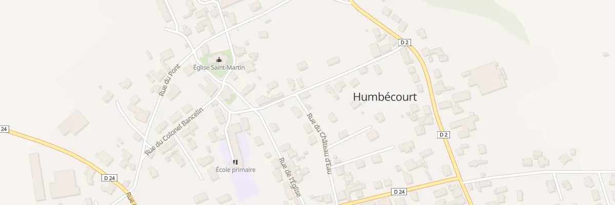 Plan du 3 Rue du Château d’Eau à Humbécourt