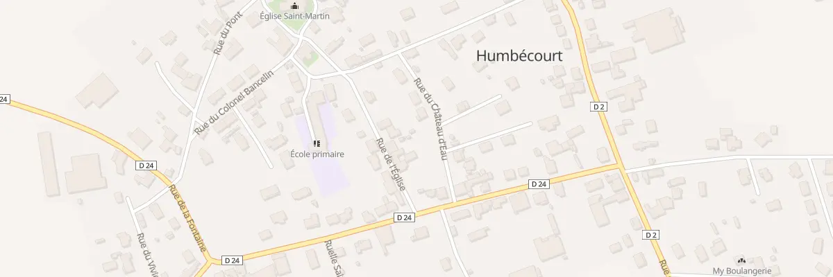 Plan du 19 Rue de l’Eglise à Humbécourt