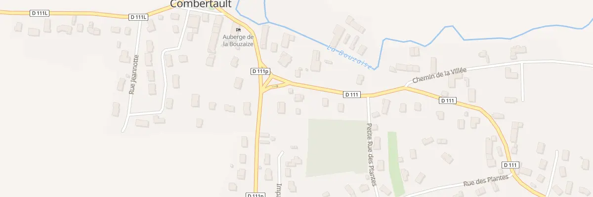 Plan du 4 Rte de Bourguignon Cd à Combertault
