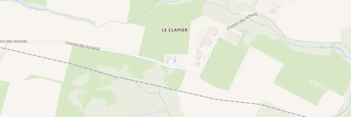 Plan du 750 Che des Achards à Fay-le-Clos