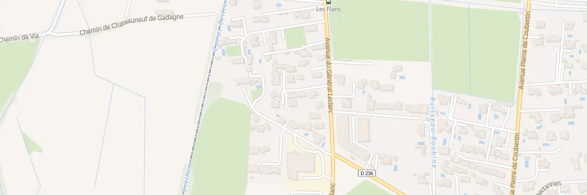 Plan du 5000F Av du Général Leclerc à Morières-lès-Avignon