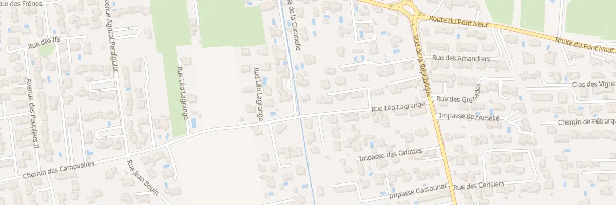 Plan du 210 Rue Léo Lagrange à Morières-lès-Avignon