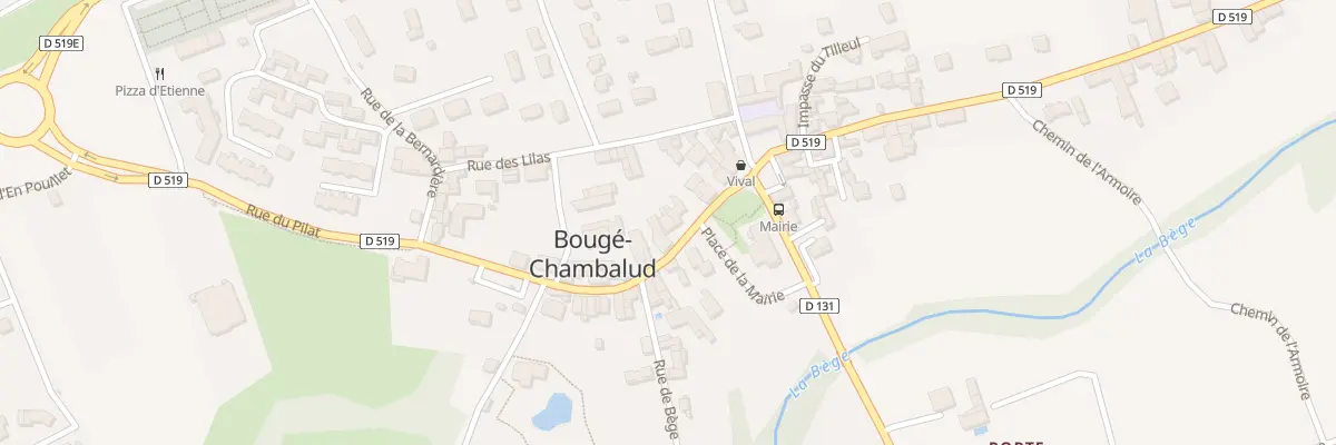 Plan du 14 Rue du Pilat à Bougé-Chambalud