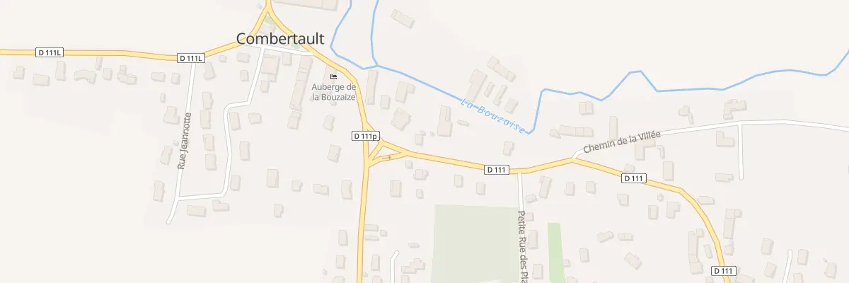 Plan du 3 Rte de Bourguignon Cd à Combertault