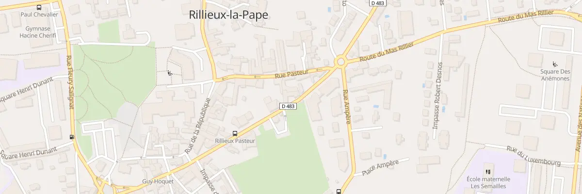 Plan du 3329 Rte de Strasbourg à Rillieux-la-Pape