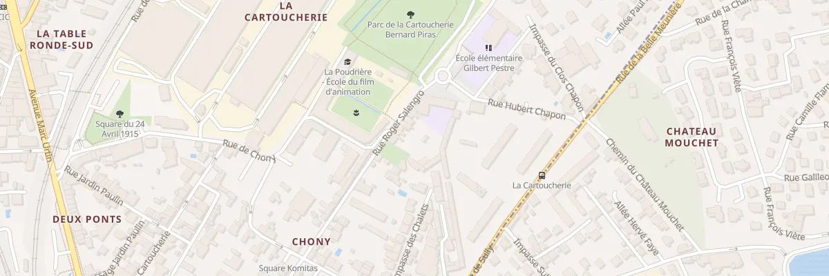 Plan du 63 Rue Roger Salengro à Bourg-lès-Valence