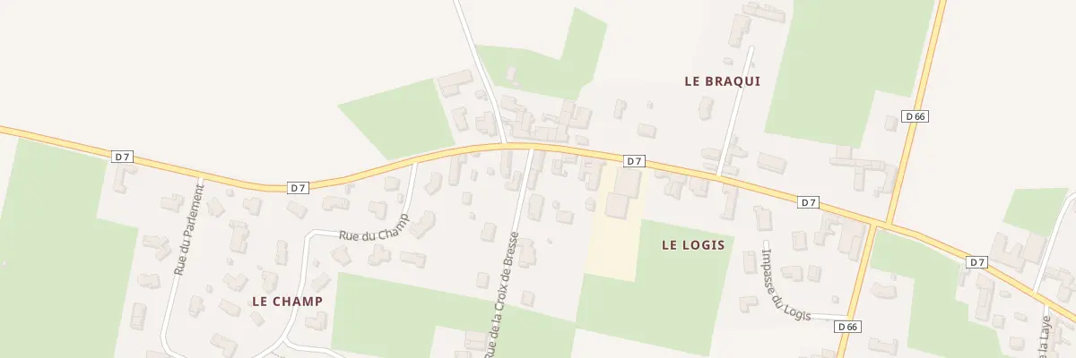 Plan du 318 Rue de la Croix de Bresse à Dompierre-sur-Chalaronne