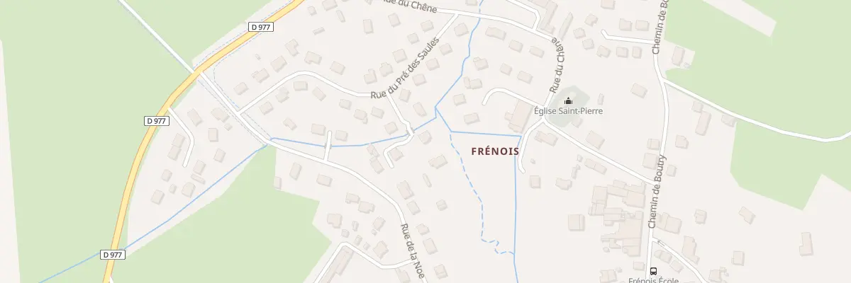 Plan du 20 Rue du Pré des Saules à Sedan