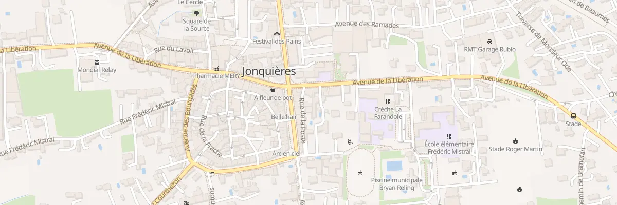 Plan du 3 Rue de la Poste à Jonquières