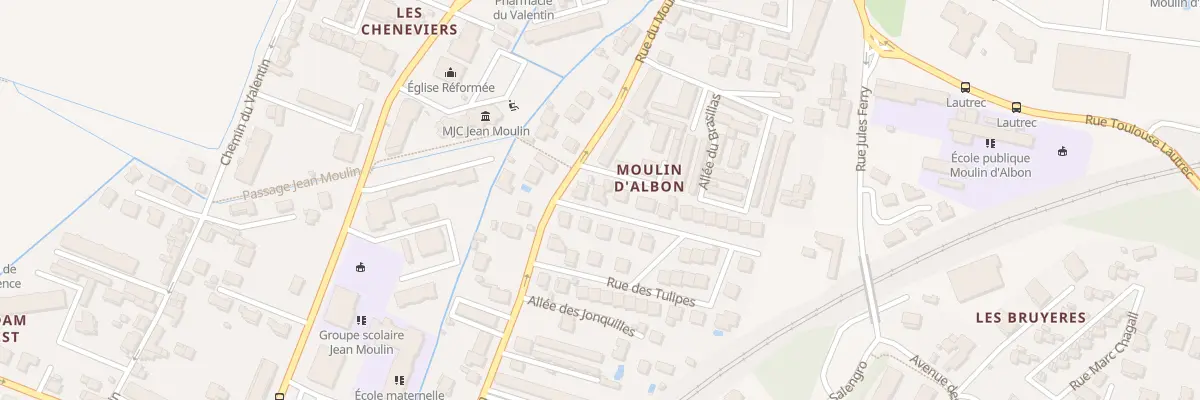 Plan du 4 Rue des Violettes à Bourg-lès-Valence