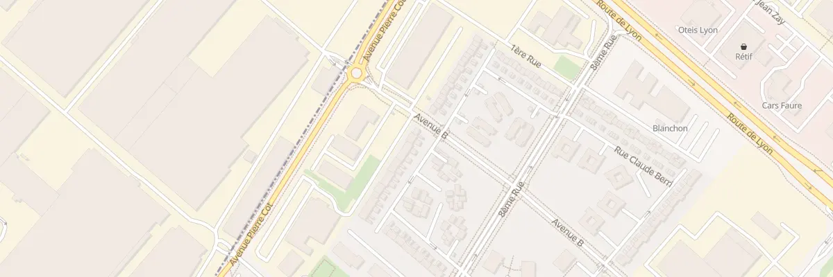 Plan du 4 Rue Gérard Oury à Saint-Priest
