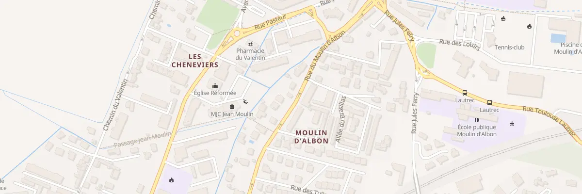 Plan du 71 Rue du Moulin D’Albon à Bourg-lès-Valence