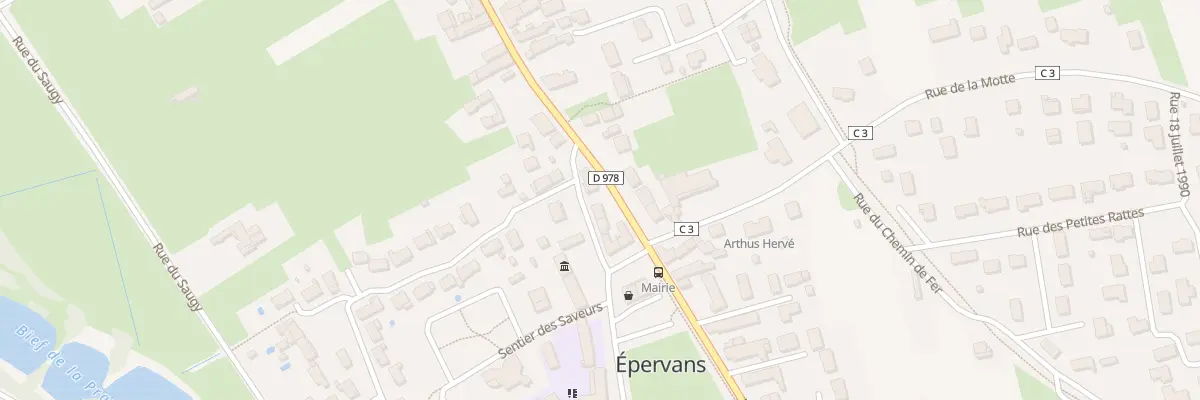 Plan du 30 Rue du Bourg à Épervans