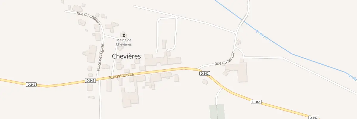 Plan du 13 Rue Principale à Chevières