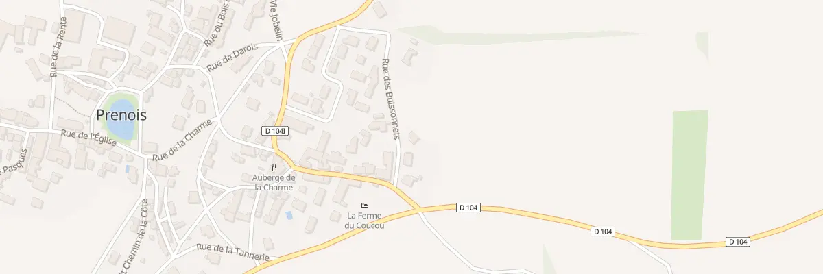 Plan du 6 Rue des buissonnets à Prenois
