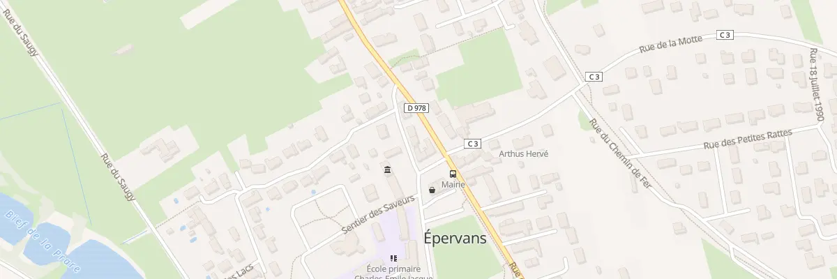 Plan du 32 Rue du Bourg à Épervans