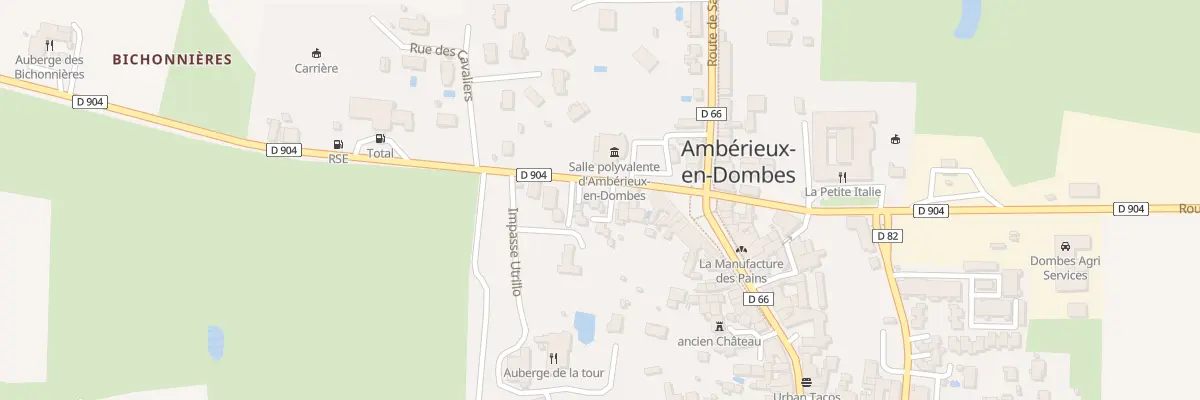 Plan du 74B Rte du 3 Septembre 1944 à Ambérieux-en-Dombes