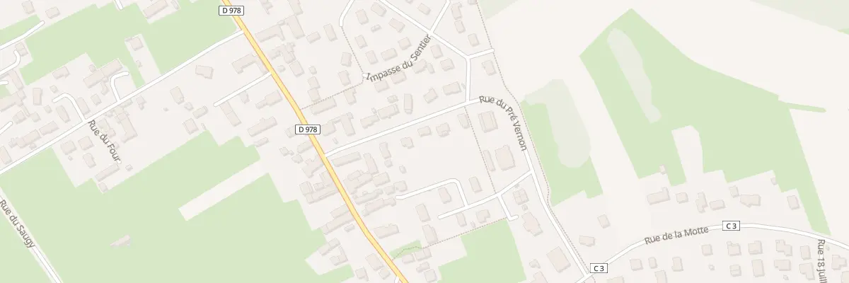 Plan du 8 Rue de la Gare à Épervans